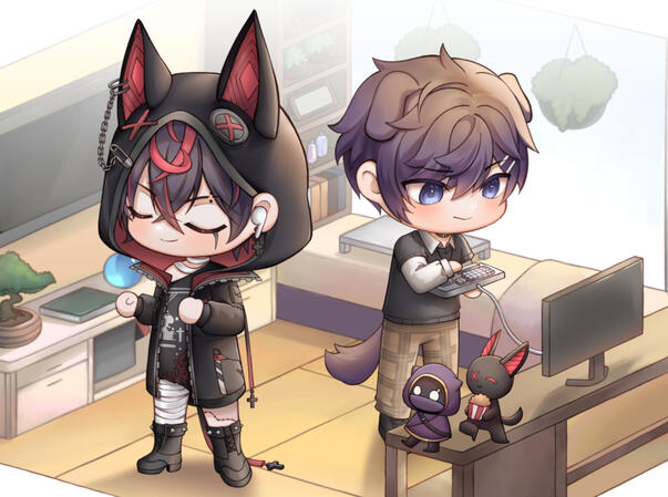 Kuro and Shoto Kuro and Shoto